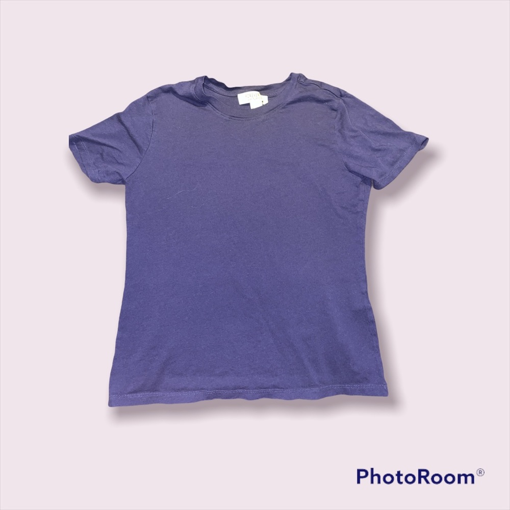 F21 cropped tee